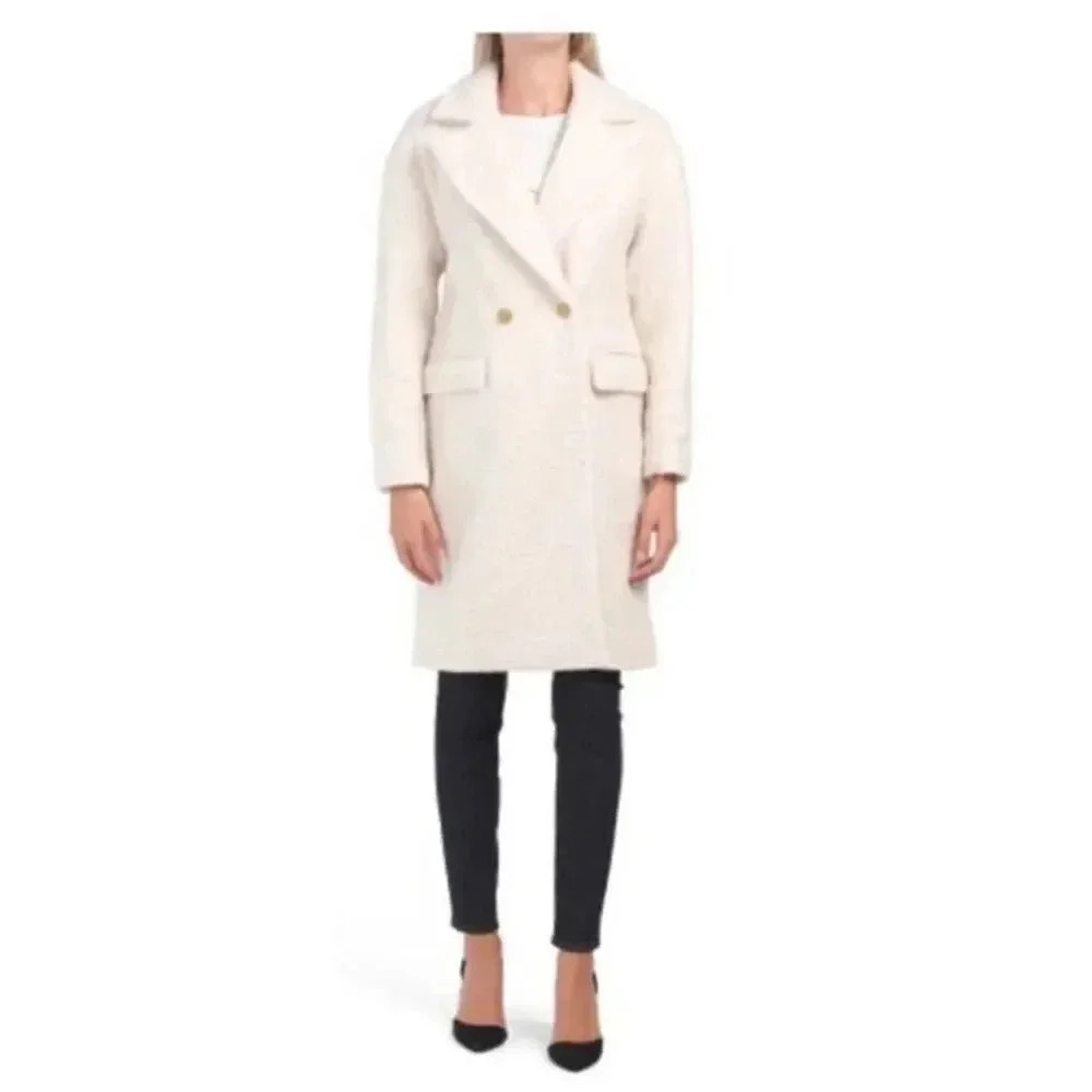 BCBGMAXAZRIA women boucle coat